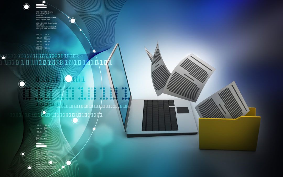 Computer, Folder, Documents and Digital